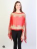 Reversible Pearl Chiffon Top with Filigrees